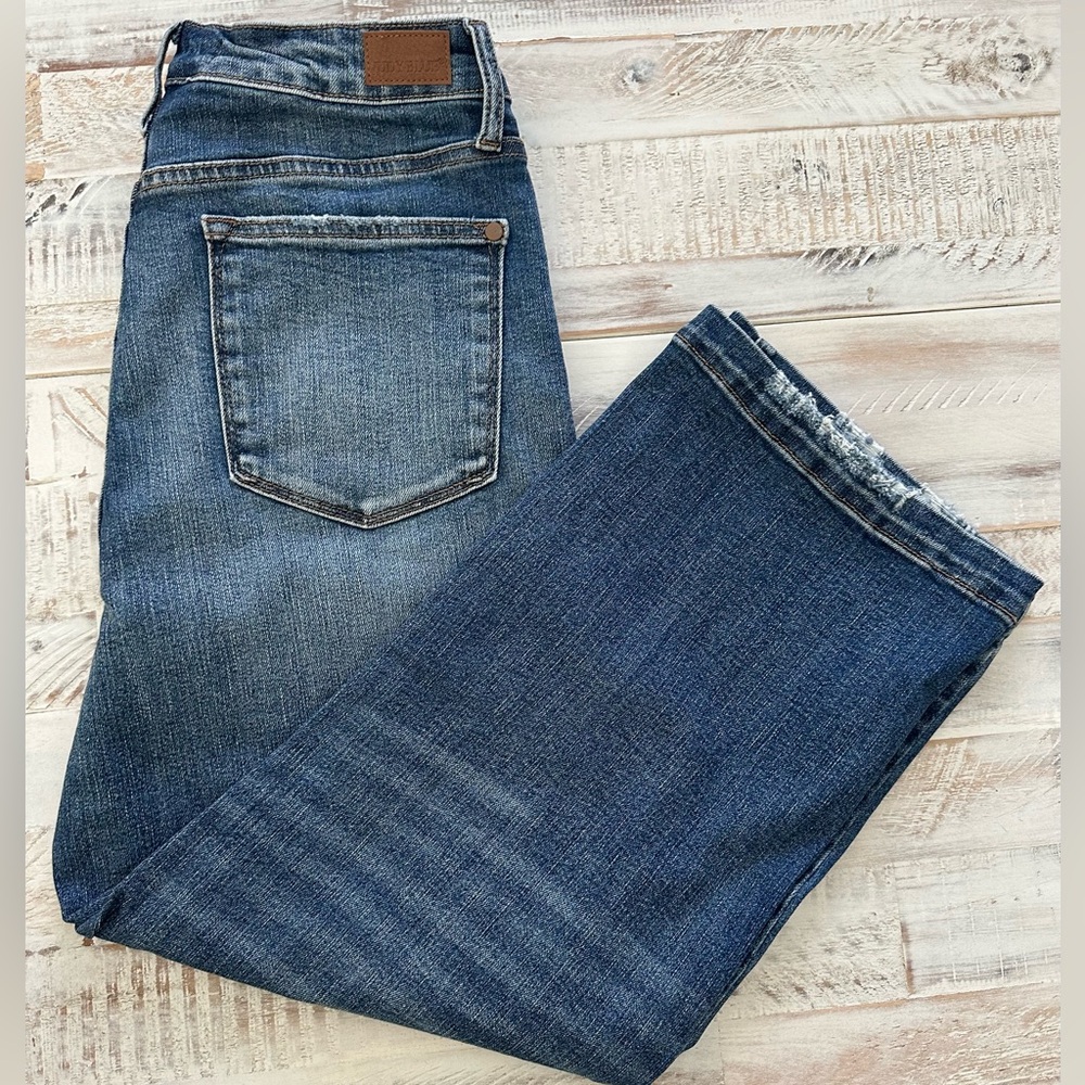 Judy Blue Cropped Wide Leg Jeans sz 11